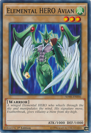 Elemental Hero Avian [SDHS-EN006] Common 
