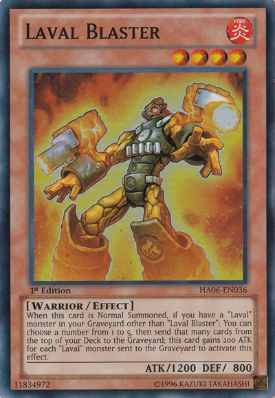 Laval Blaster [HA06-EN036] Super Rare 