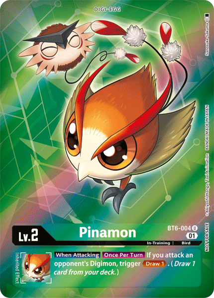 Pinamon [BT6-004] (Alternative Art - Box Topper) [Double Diamond]