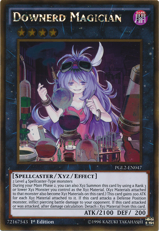 Downerd Magician [PGL2-EN047] Gold Rare 
