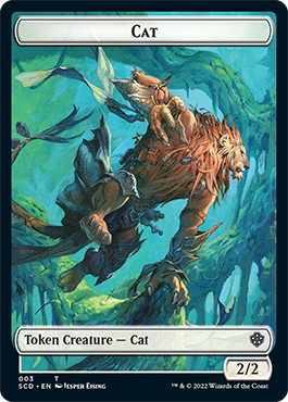 Insect // Cat Double-Sided Token [Starter Commander Decks] 