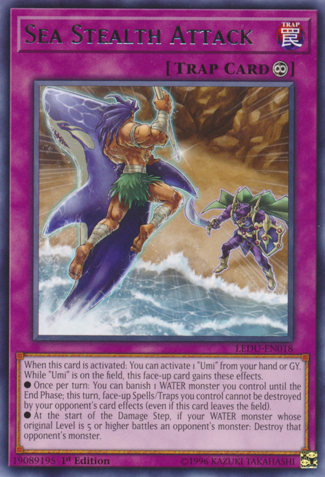 Sea Stealth Attack [LEDU-EN018] Rare 