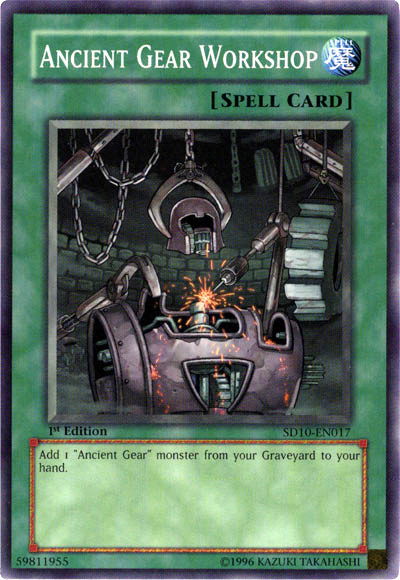 Ancient Gear Workshop [SD10-EN017] Common 