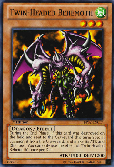 Twin-Headed Behemoth [BP02-EN017] Mosaic Rare 