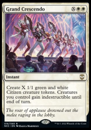 Grand Crescendo (Promo Pack) [Streets of New Capenna Commander Promos]