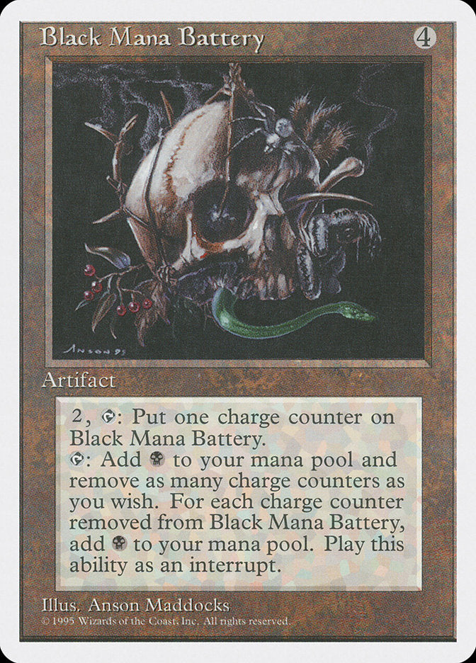 Black Mana Battery [Fourth Edition] 