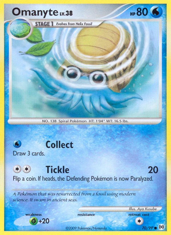 Omanyte (70/99) [Platinum: Arceus]