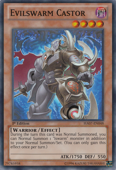 Evilswarm Castor [HA07-EN048] Super Rare 