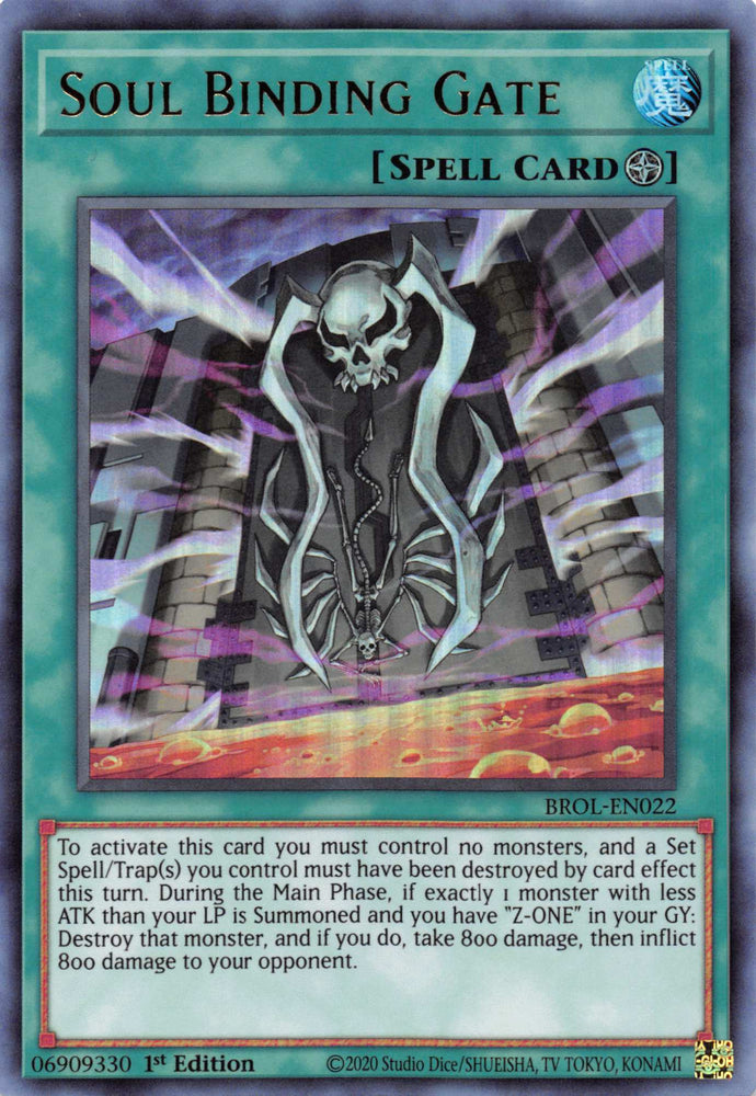 Soul Binding Gate [BROL-EN022] Ultra Rare 