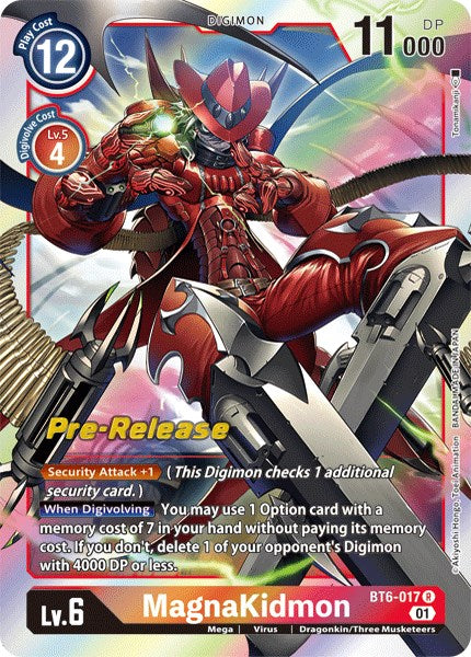 MagnaKidmon [BT6-017] [Double Diamond Pre-Release Cards] 