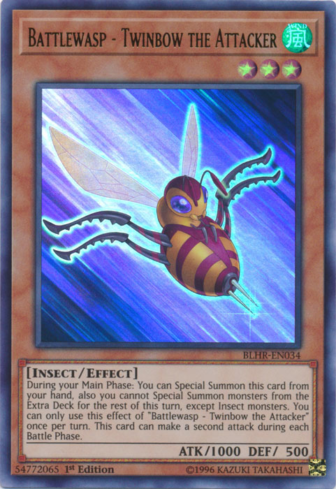 Battlewasp - Twinbow the Attacker [BLHR-EN034] Ultra Rare 