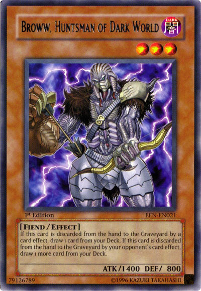 Broww, Huntsman of Dark World [EEN-EN021] Rare 