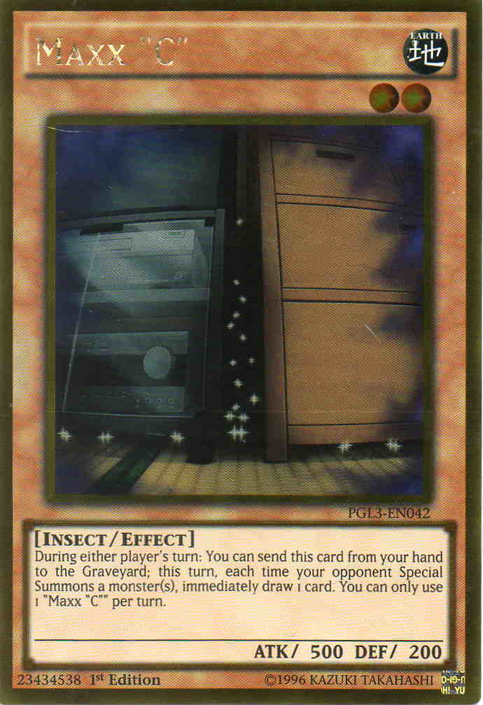Maxx "C" [PGL3-EN042] Gold Rare 