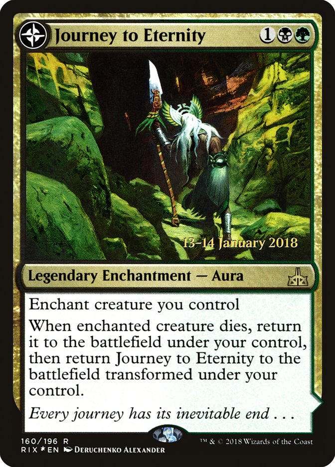 Journey to Eternity // Atzal, Cave of Eternity [Rivals of Ixalan Prerelease Promos]