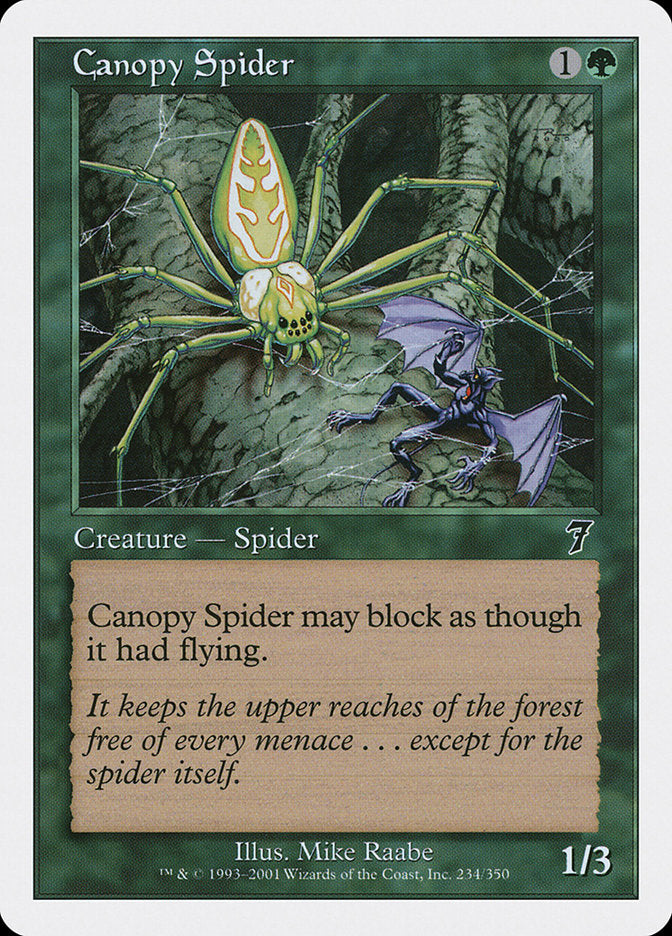 Canopy Spider [Seventh Edition] 