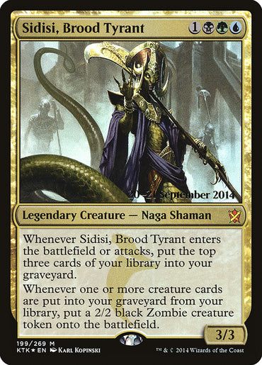 Sidisi, Brood Tyrant [Khans of Tarkir Prerelease Promos] 