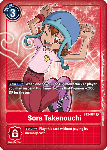Sora Takenouchi [BT2-084] (Buy-A-Box Promo) [Release Special Booster Ver.1.0 Promos] 