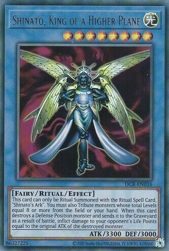 Shinato, King of a Higher Plane (25th Anniversary) [DCR-EN016] Ultra Rare 