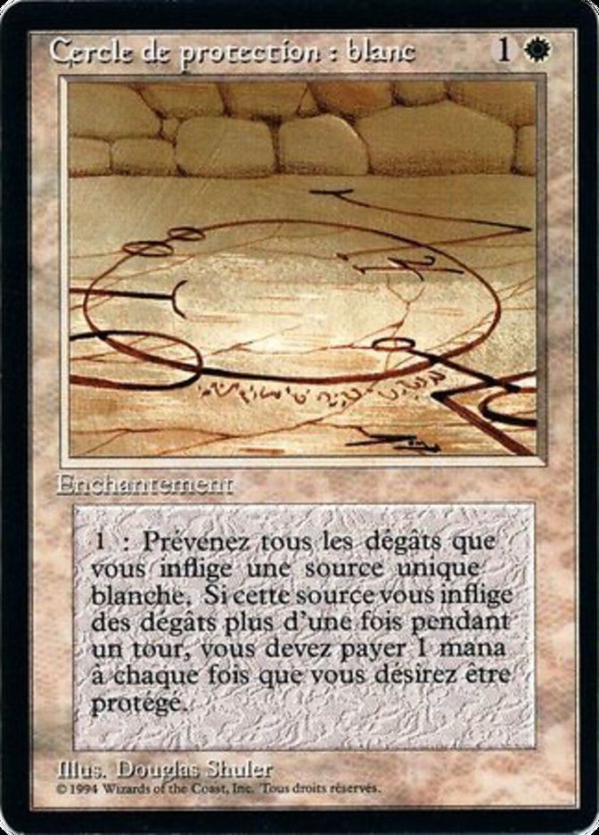 Circle of Protection: White [Foreign Black Border] 
