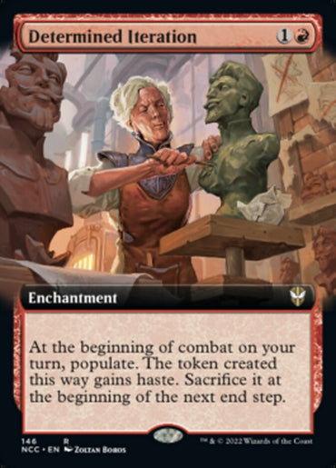 Determined Iteration (Extended Art) [Streets of New Capenna Commander] 