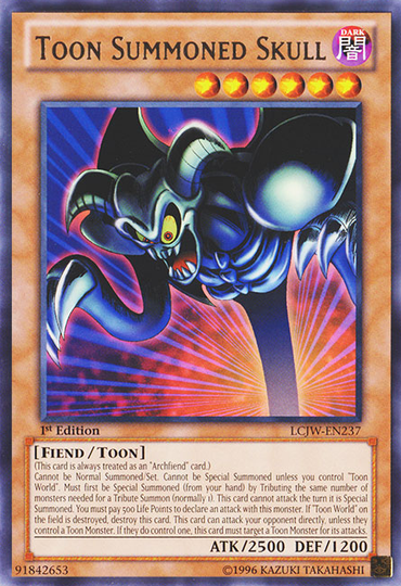Toon Summoned Skull [LCJW-EN237] Rare 