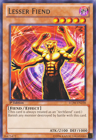 Lesser Fiend [LCJW-EN238] Rare 