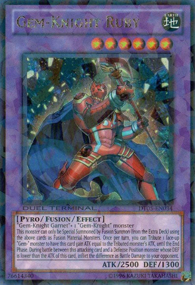 Gem-Knight Ruby [DT05-EN034] Ultra Rare 