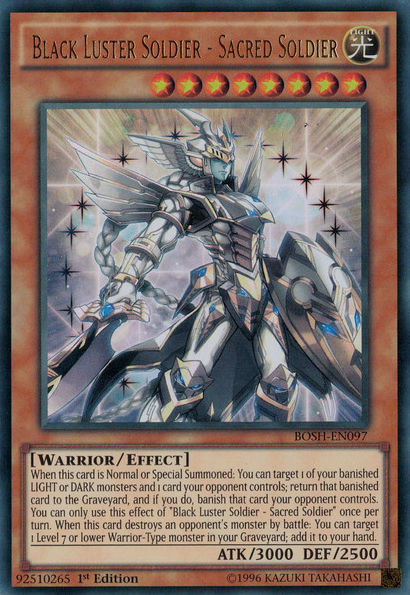 Black Luster Soldier - Sacred Soldier [BOSH-EN097] Ultra Rare 