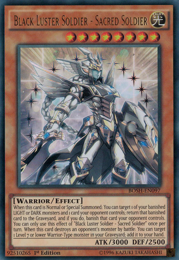 Black Luster Soldier - Sacred Soldier [BOSH-EN097] Ultra Rare 