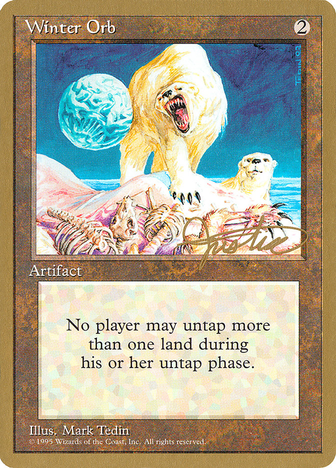 Winter Orb (Mark Justice) [Pro Tour Collector Set] 