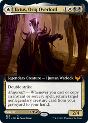 Extus, Oriq Overlord // Awaken the Blood Avatar (Extended Art) [Strixhaven: School of Mages] 