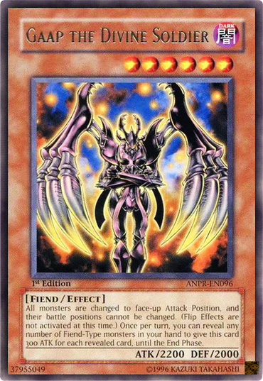 Gaap the Divine Soldier [ANPR-EN096] Rare 