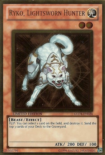Ryko, Lightsworn Hunter [GLD4-EN024] Gold Rare 
