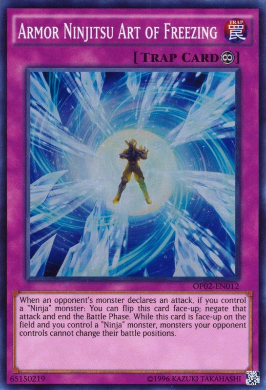 Armor Ninjitsu Art of Freezing [OP02-EN012] Super Rare 