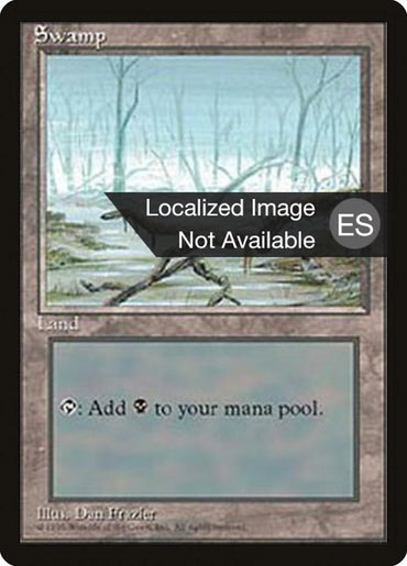 Swamp (A) [Fourth Edition (Foreign Black Border)] 