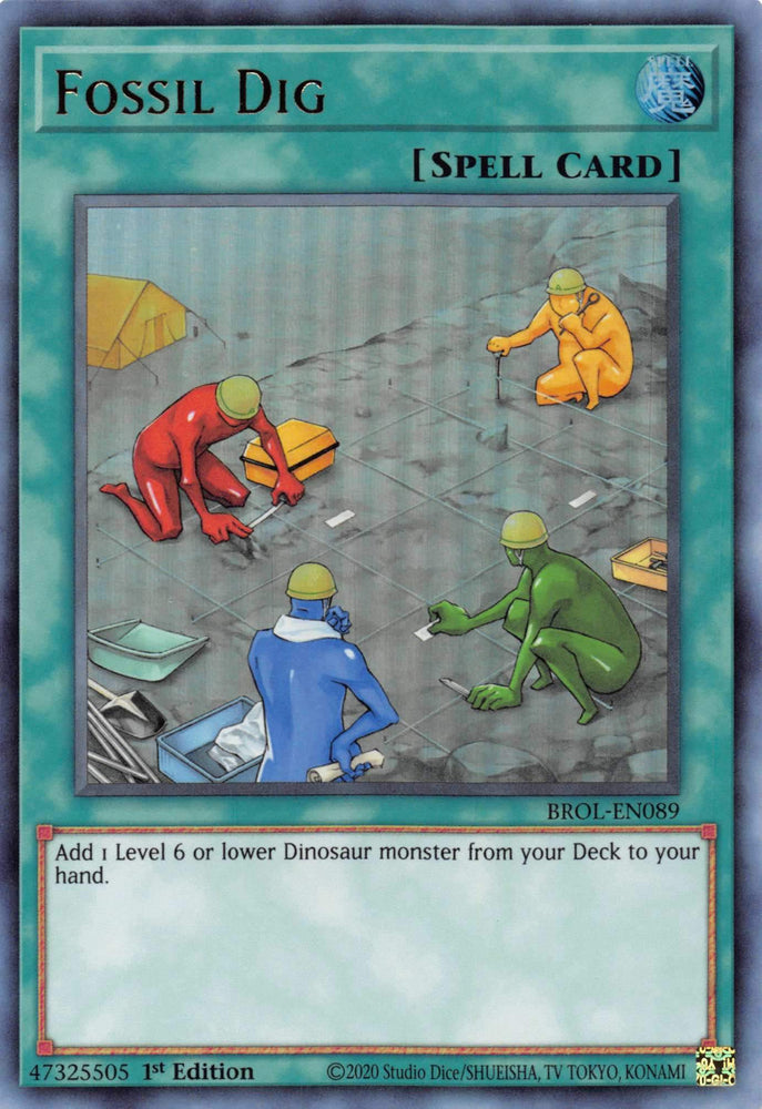 Fossil Dig [BROL-EN089] Ultra Rare 