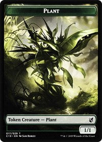 Plant // Morph Double-Sided Token [Commander 2019 Tokens] 