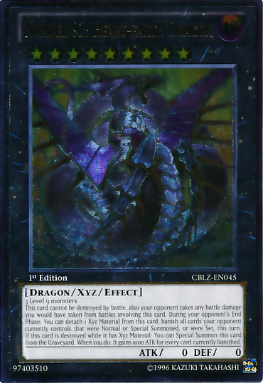 Number 92: Heart-eartH Dragon [CBLZ-EN045] Ultimate Rare 