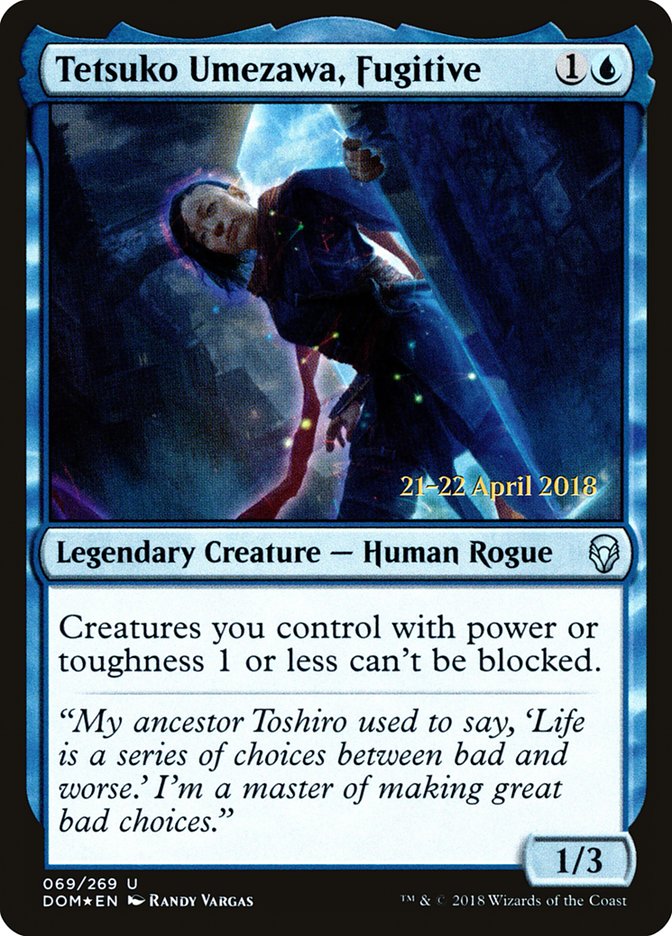 Tetsuko Umezawa, Fugitive [Dominaria Prerelease Promos] 