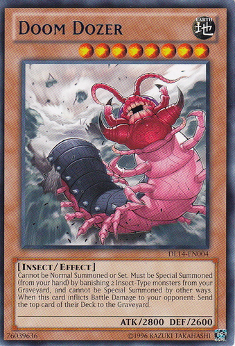 Doom Dozer (Blue) [DL14-EN004] Rare 