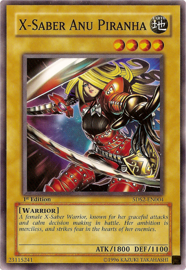 X-Saber Anu Piranha [5DS2-EN004] Common 