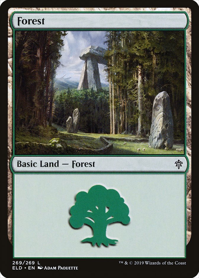 Forest (269) [Throne of Eldraine] 