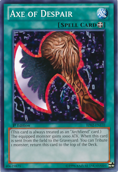 Ax of Despair [BP02-EN131] Mosaic Rare 