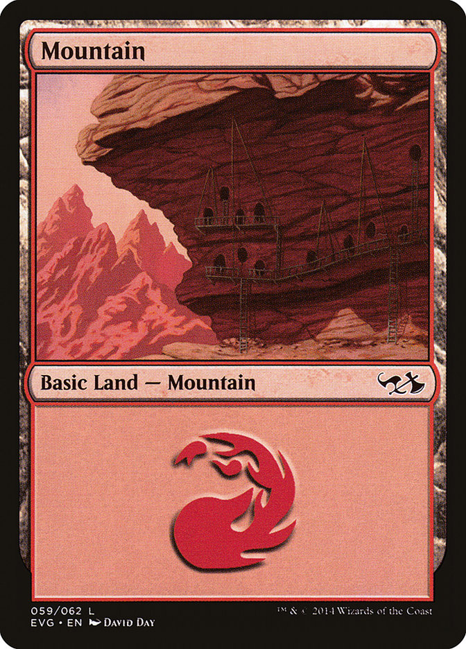 Mountain (59) (Elves vs. Goblins) [Duel Decks Anthology]