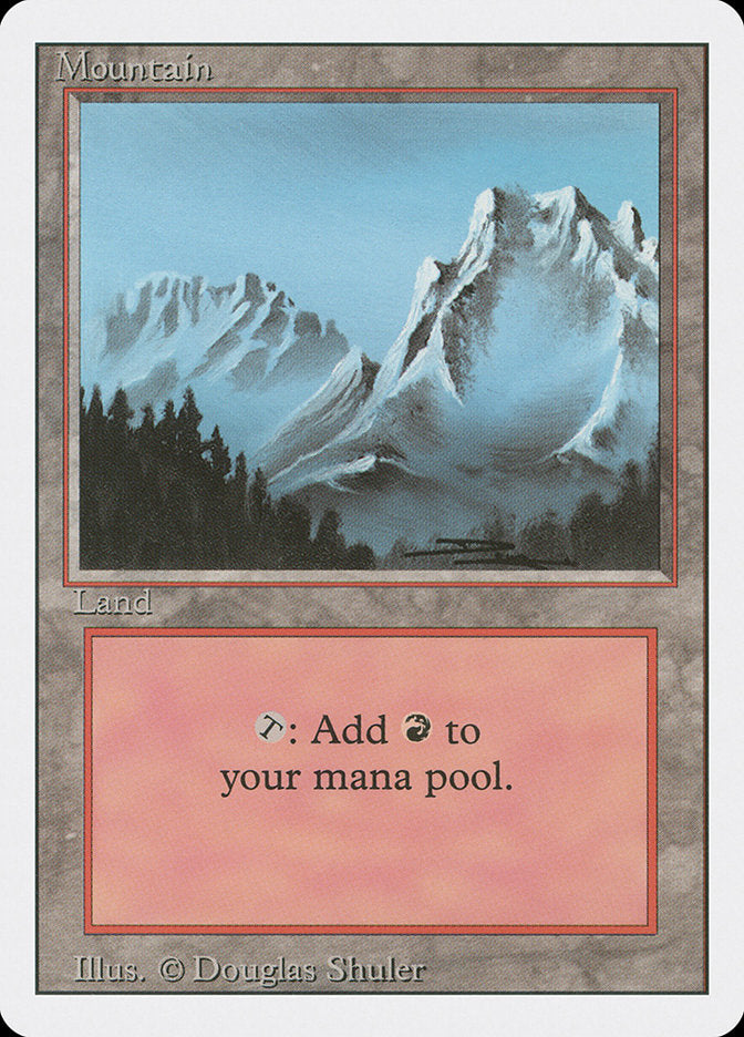 Mountain (Snow Top / Highest Point on Right) [Revised Edition] 