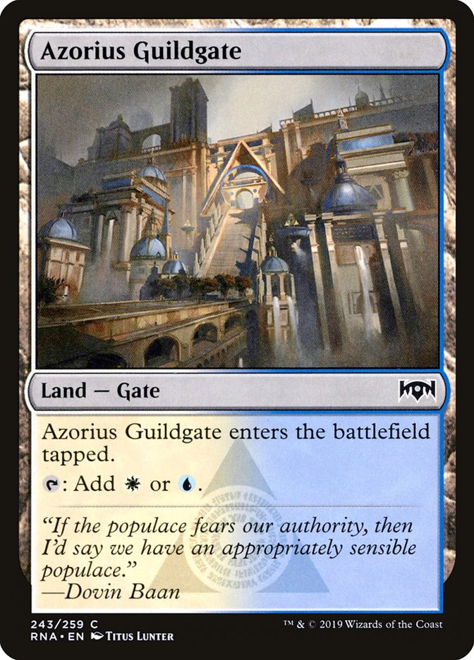 Azorius Guildgate (243/259) [Ravnica Allegiance] 