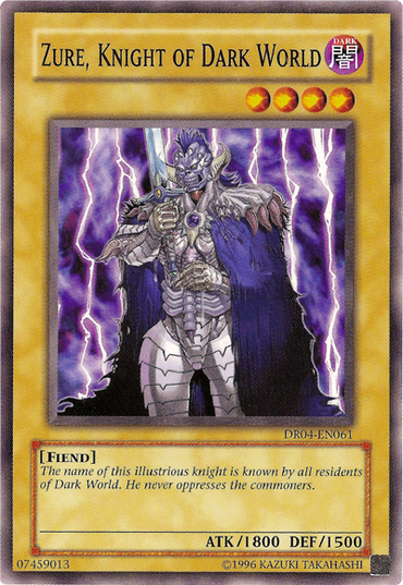 Zure, Knight of Dark World [DR04-EN061] Common 
