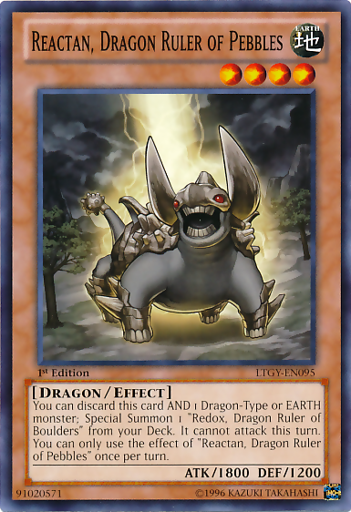 Reactan, Dragon Ruler of Pebbles [LTGY-EN095] Common 