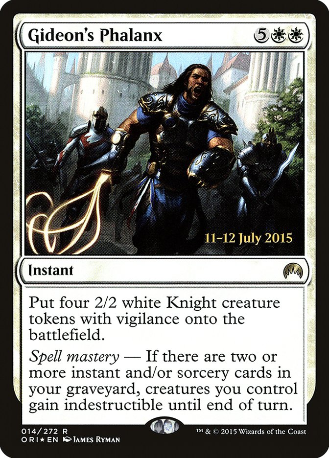 Gideon's Phalanx [Magic Origins Prerelease Promos] 