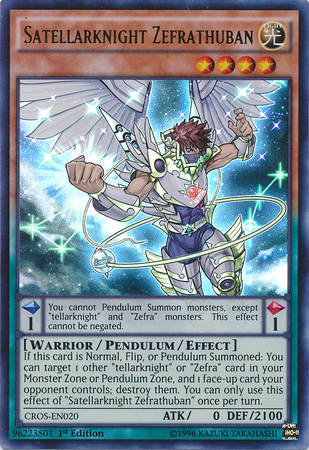 Satellarknight Zefrathuban [CROS-EN020] Ultra Rare 